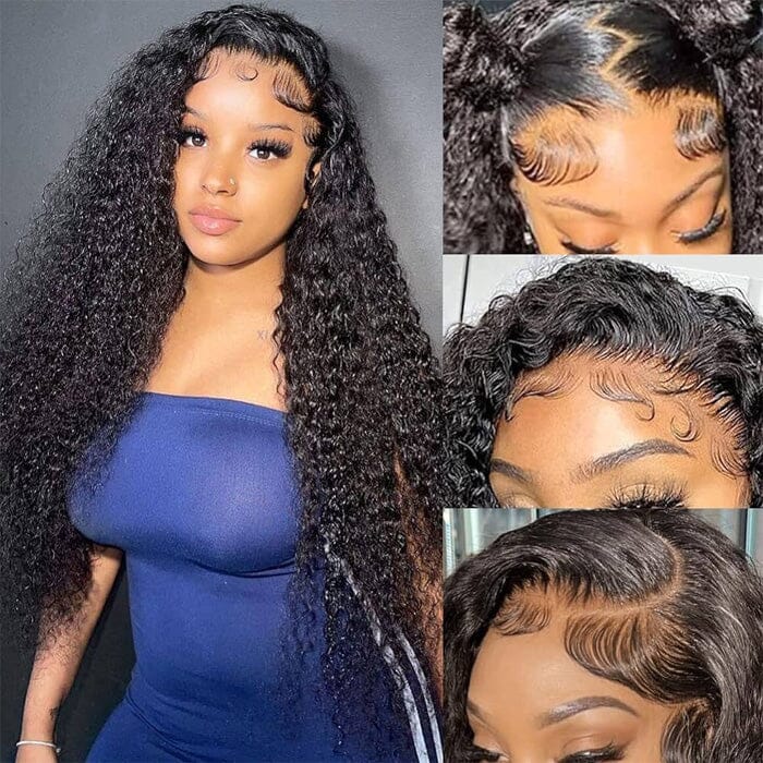 13x4 13x6 HD Lace Frontal Wigs Jerry Curly QT Virgin Human Hair ｜QT Hair