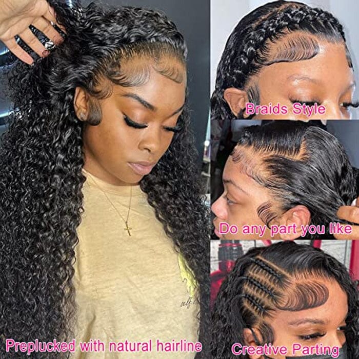 13x4 13x6 HD Lace Frontal Wigs Jerry Curly QT Virgin Human Hair ｜QT Hair