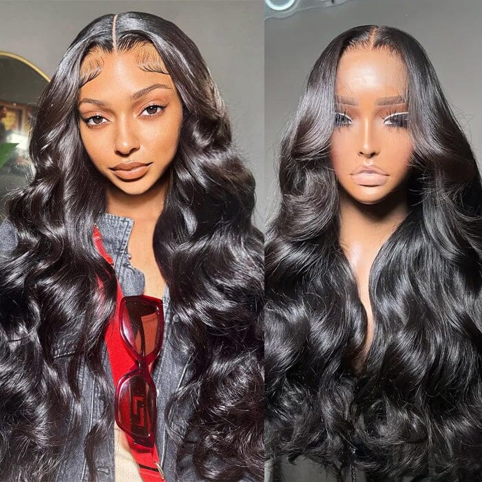 QT Clearance Sale Straight 4x4 Lace Closure Wig Pre Plucked Body Wave Human Hair