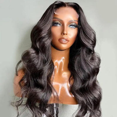 4x4 HD Transparent Lace Closure Wigs Pre Plucked Body Wave Virgin Human Hair ｜QT Hair