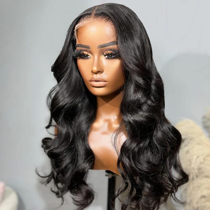 4x4 HD Transparent Lace Closure Wigs Pre Plucked Body Wave Virgin Human Hair ｜QT Hair