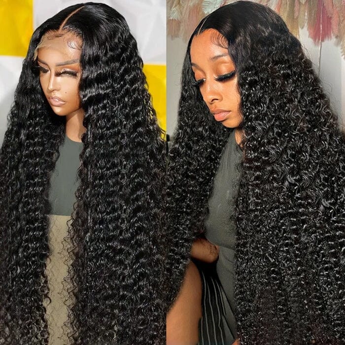 QT Deep Wave HD Lace Closure Wigs Pre Plucked Virgin Human Hair For Women ｜QT Hair