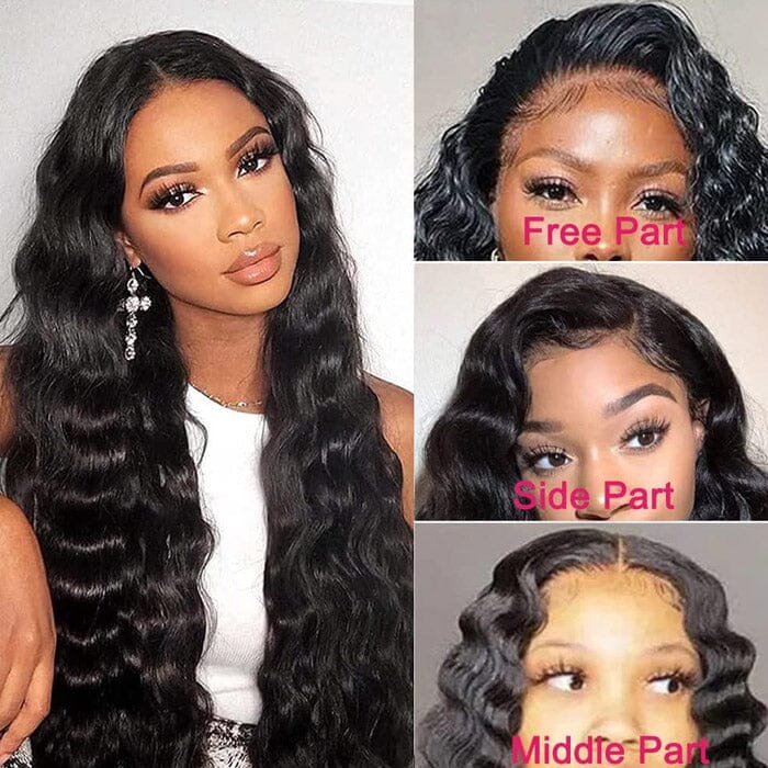 5x5 Lace Closure Pre Plucked Wig Loose Deep Wave Virgin Human Hair ｜QT Hair