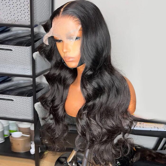 5x5 Transparent Lace Closure Wig Pre Plucked Body Wave Virgin Human Hair ｜QT Hair