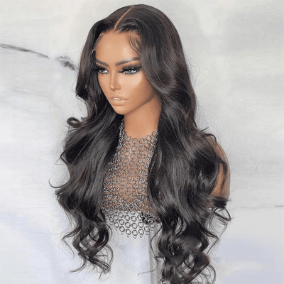 5x5 Transparent Lace Closure Wig Pre Plucked Body Wave Virgin Human Hair ｜QT Hair