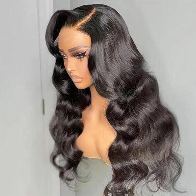 5x5 Transparent Lace Closure Wig Pre Plucked Body Wave Virgin Human Hair ｜QT Hair