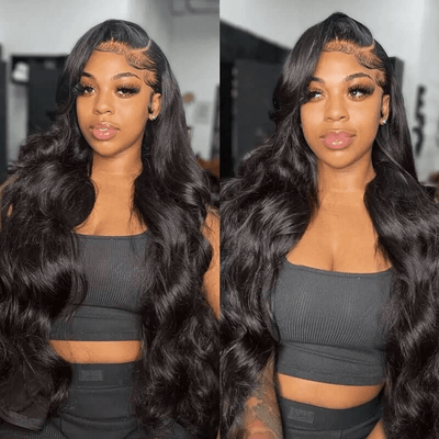 5x5 Transparent Lace Closure Wig Pre Plucked Body Wave Virgin Human Hair ｜QT Hair