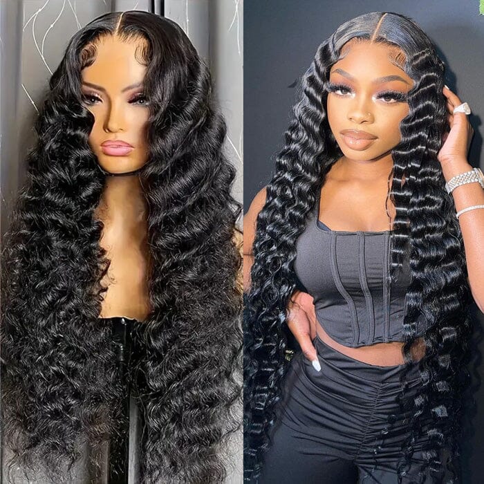 7x4.5 Wear Go Lace Closure Wig Pre Cut Loose Deep Wave QT Virgin Human Hair ｜QT Hair