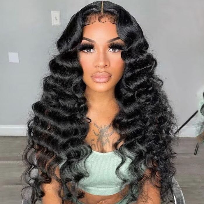 7x4.5 Wear Go Lace Closure Wig Pre Cut Loose Deep Wave QT Virgin Human Hair ｜QT Hair