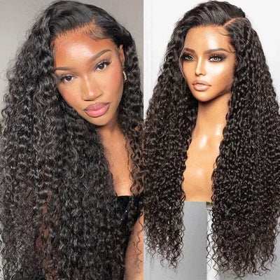 $99 OFF | Code: S99 Jerry Curly 13x4 Lace Frontal Wig QT Virgin Human Hair ｜QT Hair