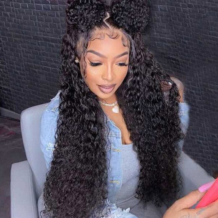 $99 OFF | Code: S99 QT Wet and Wavy 13x4 Lace Frontal Wig Water Wave Human Hair ｜QT Hair