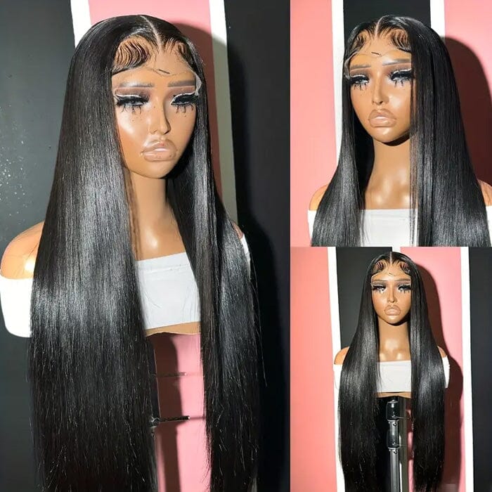 Bone Straight 13x6 HD Lace Frontal Wig Pre Plucked Hairline QT Human Hair ｜QT Hair