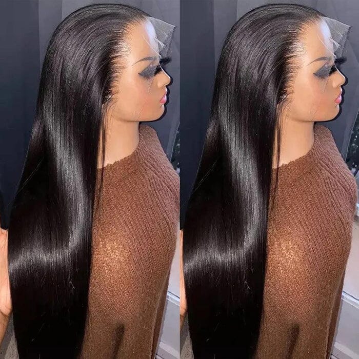 Bone Straight 13x6 HD Lace Frontal Wig Pre Plucked Hairline QT Human Hair ｜QT Hair