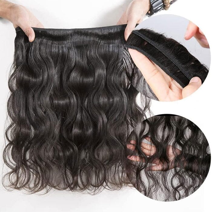 QT Hair Buy 3 Bundles Virgin Human Hair Weave Get 1 Pc Lace Closure Free ｜QT Hair