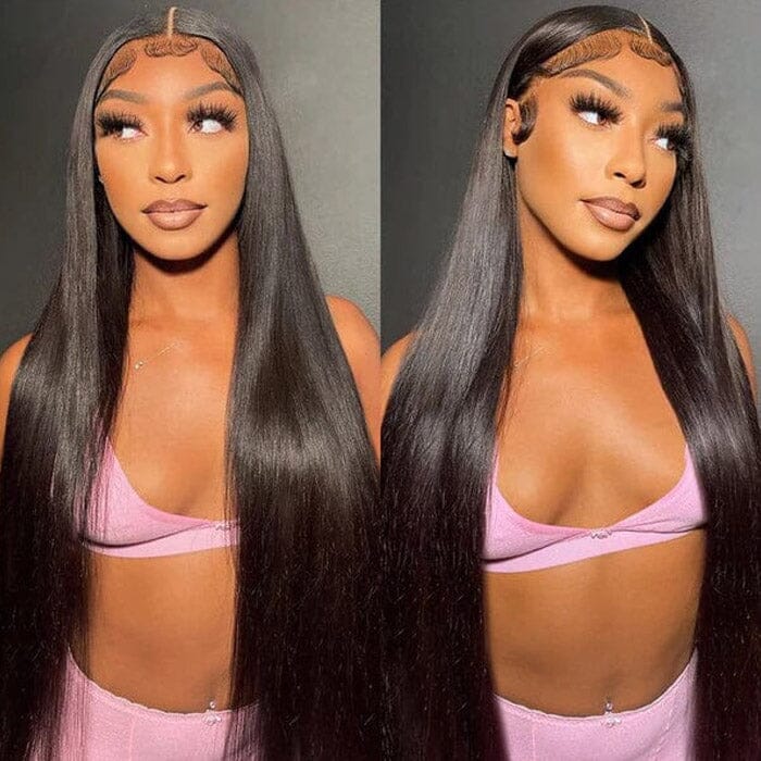 QT Clearance Sale 4x4 Lace Closure Wig Straight Human Hair Not Small Knot ｜QT Hair