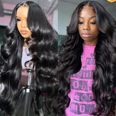 QT Body Wave 7x4.5 Lace Closure Wig Pre Cut Virgin Human Hair Wear and Go ｜QT Hair