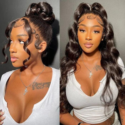 QT Body Wave 7x4.5 Lace Closure Wig Pre Cut Virgin Human Hair Wear and Go ｜QT Hair