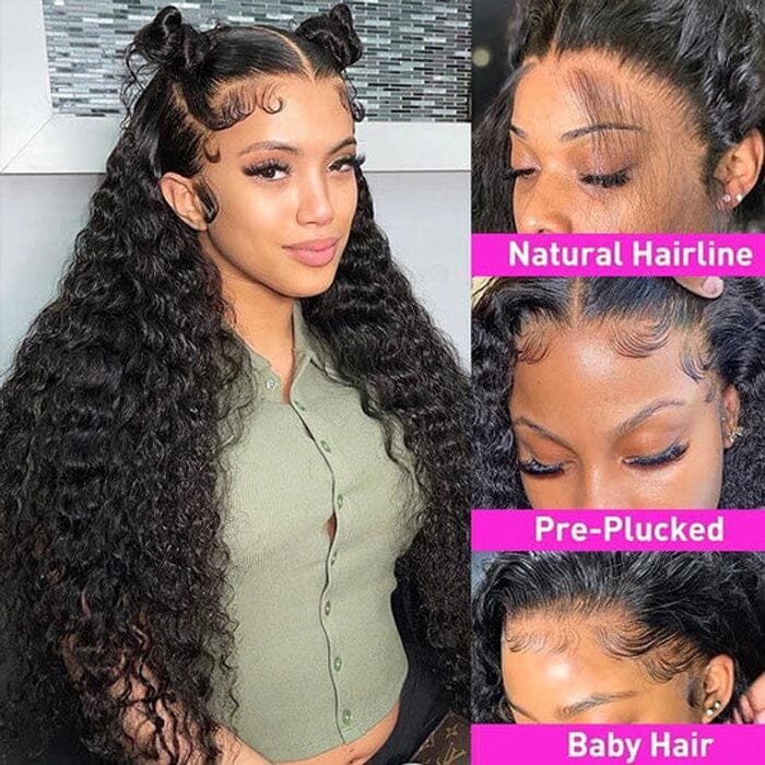 QT Hair 13x6 HD Lace Frontal Wigs Deep Wave Virgin Human Hair ｜QT Hair