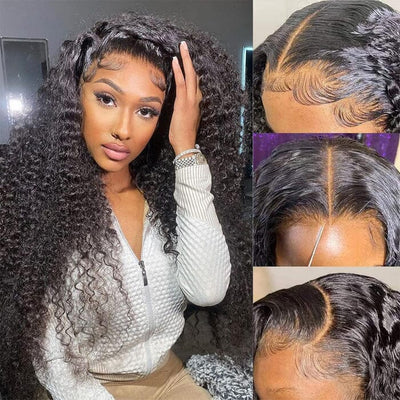 QT Hair 13x6 HD Lace Frontal Wigs Deep Wave Virgin Human Hair ｜QT Hair