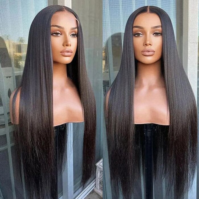 QT Clearance Sale 4x4 Lace Closure Wig Straight Human Hair Not Small Knot ｜QT Hair