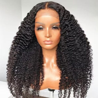 QT Hair HD Transparent Lace Closure Wigs Kinky Curly Virgin Human Hair ｜QT Hair