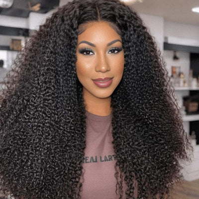 QT Hair Kinky Curly 13x6 Lace Frontal Wig Virgin Human Hair for Women ｜QT Hair