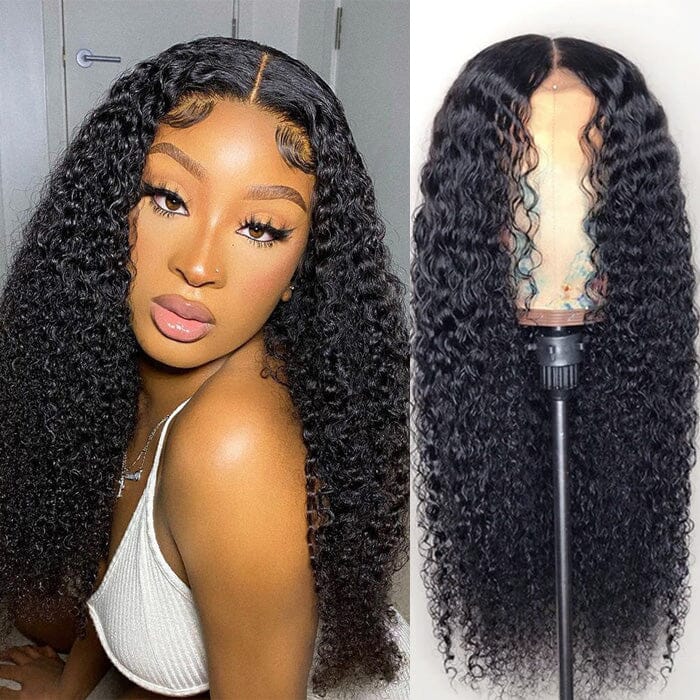 QT Jerry Curl HD Lace Closure Wigs Pre Plucked Curly Virgin Human Hair ｜QT Hair