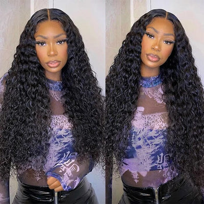 Wear Go 7x4.5 Lace Wig Glueless Pre Cut Water Wave Virgin Human Hair ｜QT Hair